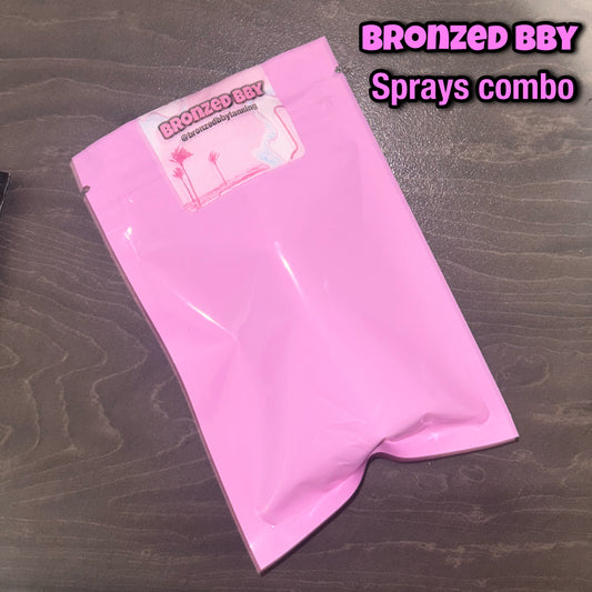 Tanning spray combo