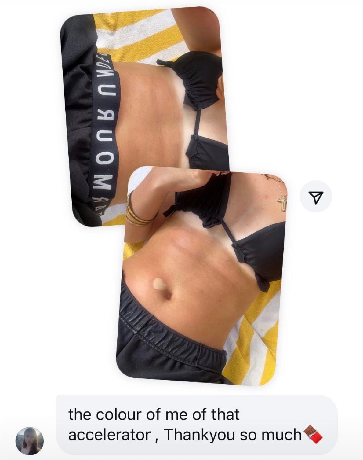 Black Opium scented rapid accelerator