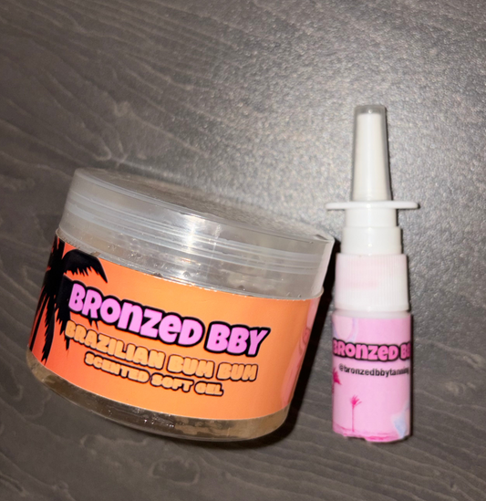 Extreme tanning gel + tanning nose spray duo